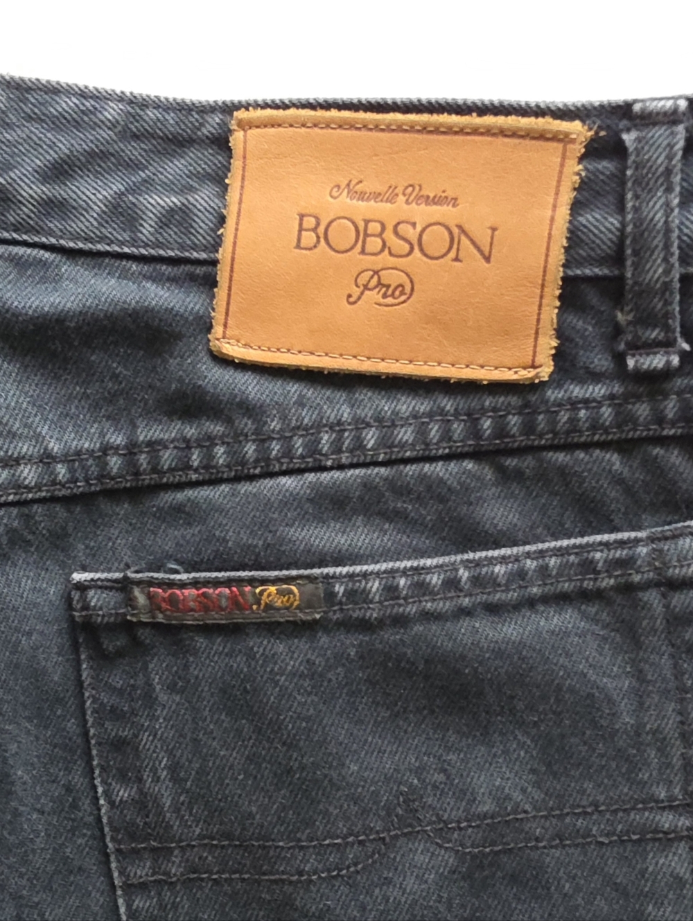 Vintage Bobson Pro Nowell Black Jeans  Straight Leg Japanese Denim Y2K Grunge - Picture 3 of 6